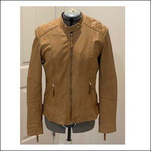 Danier Leather - Tan Leather Jacket